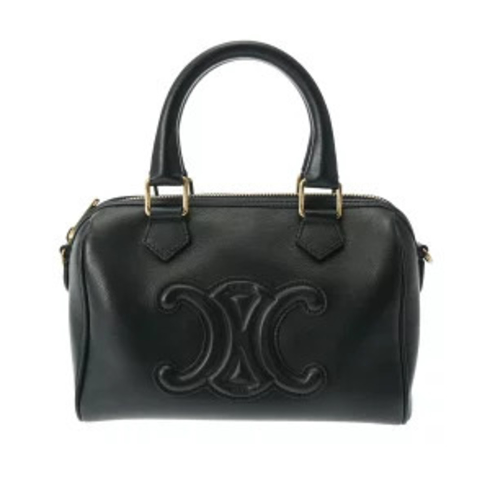 Celine Boston Bag Black Smooth Calfskin